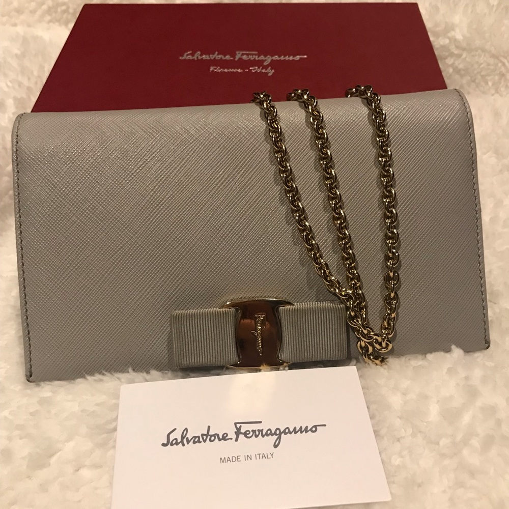 Salvatore Ferragamo Vara Wallet on a Chain